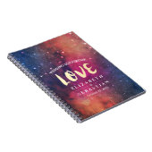 Livre d'or mariage Galaxy Star Nebula Constellatio (Côté Droit)