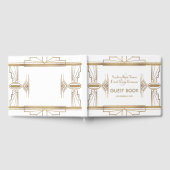 Livre D'or Mariage Glam White Roaring 20's Gatsby 1920 (Complet)