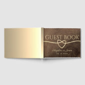 Livre D'or Mariage Gold Wood (Complet)