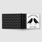 Livre D'or Mariage gothique Baiser Ravens Personnalisé (Complet)