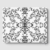 Livre D'or Mariage gothique noir et blanc (Verso)