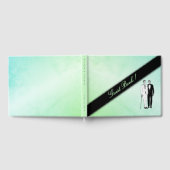 Livre D'or Mariage gris vert frais (Complet)