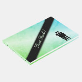 Livre D'or Mariage gris vert frais (Coin)