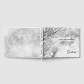 Livre D'or Mariage hivernal avec neige mousseuse et glace (Complet)