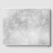 Livre D'or Mariage hivernal avec neige mousseuse et glace (Verso)