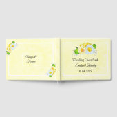 Livre D'or Mariage jonquille florale jaune (Complet)
