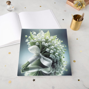 Livre D'or Mariage Lily du Bouquet de la Vallée sur un miroir