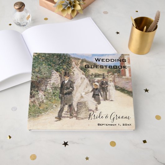 Livre D'or Mariage March by Robinson, Mariage de l'impression (Recto ouvert)