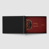 Livre D'or Mariage mascarade rouge et or (Complet)