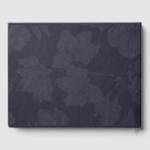 Livre d'or mariage Mason Jar String Light Navy Blu (Verso)