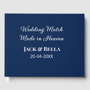 Livre D'or Mariage Match fait au ciel mariage faveurs bleu