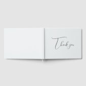 Livre D'or Mariage Merci gris (Complet)