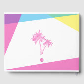 Livre D'or Mariage Miami Nights (Verso)