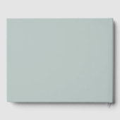 Livre D'or Mariage Minimal Boho Chic Vert (Verso)