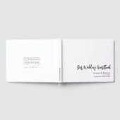 Livre d'or mariage Minimalist Elegant (Complet)