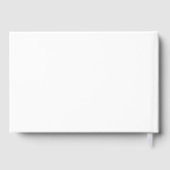 Livre D'or Mariage minimaliste noir et blanc (Verso)