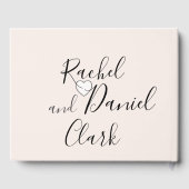 Livre D'or Mariage moderne (Verso)