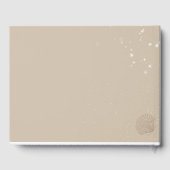 Livre D'or Mariage moderne chic de plage Starfish (Verso)