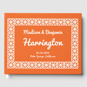 Livre D'or Mariage moderne du siècle, cadre Breeze Blocks