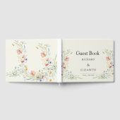 Livre D'or Mariage moderne Fleur sauvage minimal élégant (Complet)