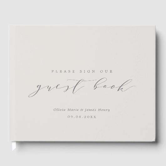 Livre D'or Mariage modulable moderne (Recto)