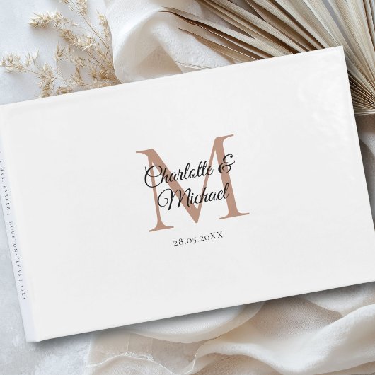 Livre D'or Mariage monogramme