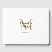 Livre D'or Mariage monogramme (Recto)