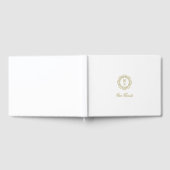 Livre D'or Mariage Monogramme Or (Complet)