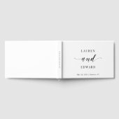 Livre D'or Mariage noir et blanc moderne (Complet)