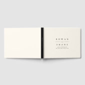 Livre D'or Mariage noir et écrin classique (Complet)