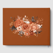 Livre D'or Mariage orange brûlé (Verso)