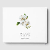 Livre D'or Mariage Orchidée Blanche (Verso)