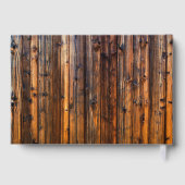 Livre D'or Mariage ou Fiançailles nautique rustique (Verso)