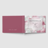 Livre d'or mariage | Pale Burgundy Shimmer (Complet)