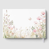 Livre D'or Mariage papillon floral (Verso)