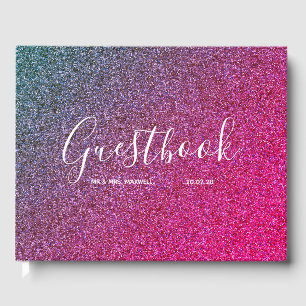 Livre d'or mariage Parties scintillant rose chic