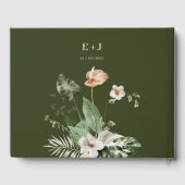 Livre D'or Mariage pastel hibiscus boho tropical (Verso)