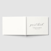 Livre D'or Mariage personnalisé de script minimal simple (Complet)