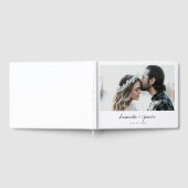 Livre D'or Mariage personnalisé photo moderne simple (Complet)