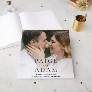 Livre D'or Mariage Photo Éditorial Moderne