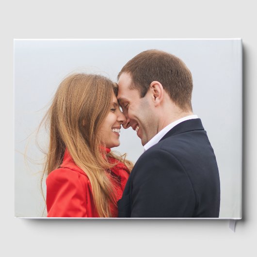 Livre D'or Mariage photo Faux Gold Black Elegant (Verso)