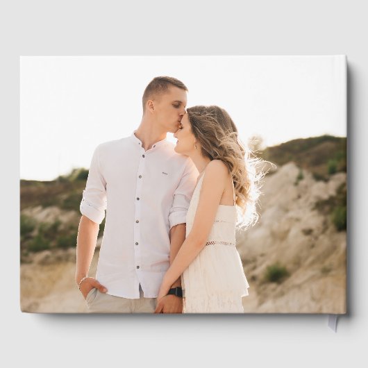 Livre D'or Mariage photo Feuille Dusty Cascady Purple (Verso)