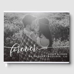 Livre D'or Mariage photo Forever Overlay White Script