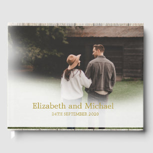 Livre D'or Mariage Photo Gold Mariage élégant