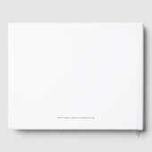 Livre D'or Mariage photo moderne 3 (Verso)