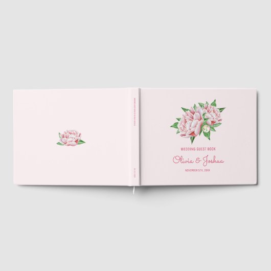 Livre D'or Mariage Pink Peony (Complet)