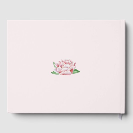 Livre D'or Mariage Pink Peony (Verso)