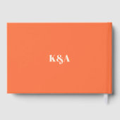 Livre D'or Mariage rétro de charme nostalgique (Verso)