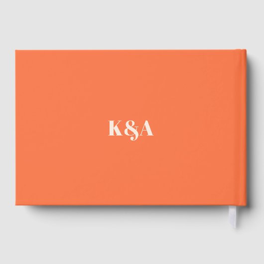 Livre D'or Mariage rétro de charme nostalgique (Verso)