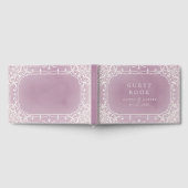 Livre D'or Mariage romantique Mauve (Complet)